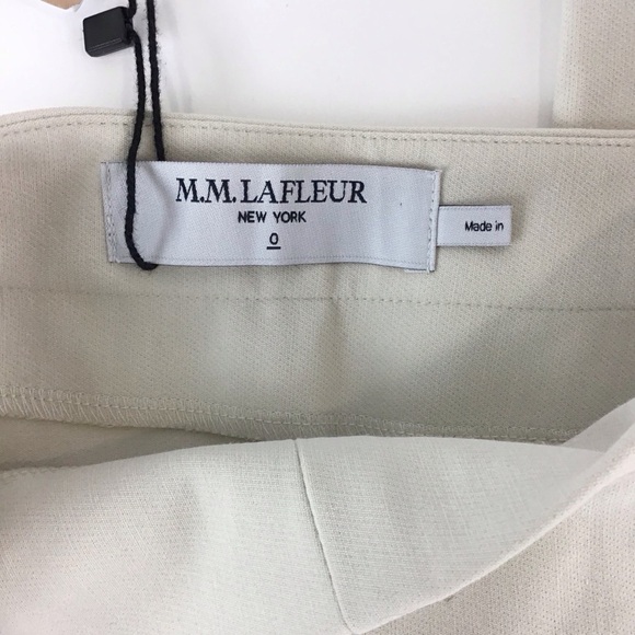 NWT MM Lafleur The Foster Pants 1.0 in Bone | 0 - Picture 13 of 16